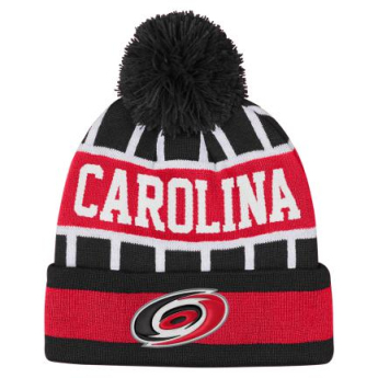 Carolina Hurricanes czapka zimowa dziecięca Go Fast Cuffed Knit W Pom