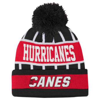 Carolina Hurricanes czapka zimowa dziecięca Go Fast Cuffed Knit W Pom