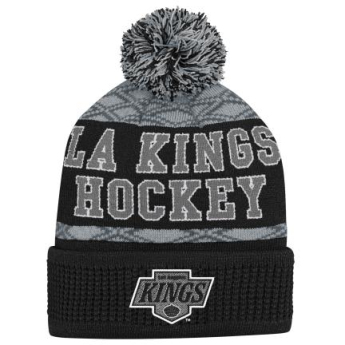 Los Angeles Kings czapka zimowa dziecięca Puck Pattern Cuffed Pom