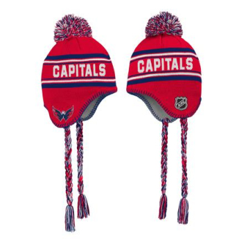 Washington Capitals czapka zimowa dziecięca Jacquard Tassel Knit With Pom