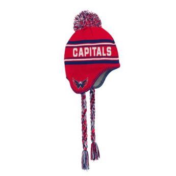 Washington Capitals czapka zimowa dziecięca Jacquard Tassel Knit With Pom