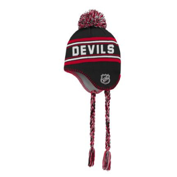 New Jersey Devils czapka zimowa dziecięca Jacquard Tassel Knit With Pom