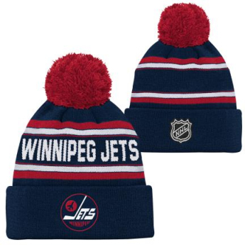 Winnipeg Jets czapka zimowa dziecięca 3Rd Jersey Jacquard Cuff Pom