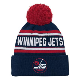 Winnipeg Jets czapka zimowa dziecięca 3Rd Jersey Jacquard Cuff Pom
