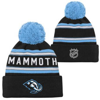 Utah Hockey Club czapka zimowa dziecięca Jacquard Cuffed Knit With Pom