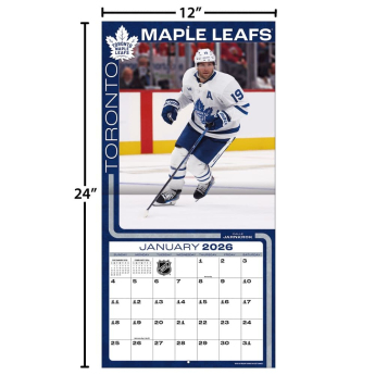 Toronto Maple Leafs kalendarz 2026 Wall