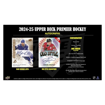 NHL pudełka karty hokejowe NHL 2024-25 Upper Deck Premier Hockey Hobby Box