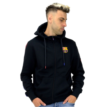 Barcelona męska bluza z kapturem Race black