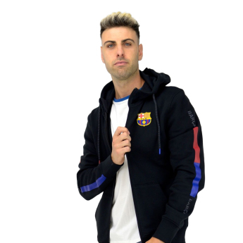 Barcelona męska bluza z kapturem Race black