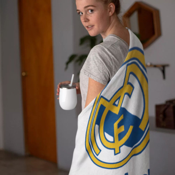 Real Madryt koc flis white