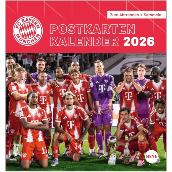 Bayern Monachium kalendarz 2026 Postcard