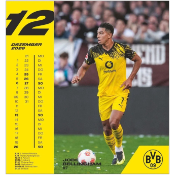 Borusia Dortmund kalendarz 2026 Postcard