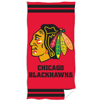 Chicago Blackhawks ręcznik plażowy red