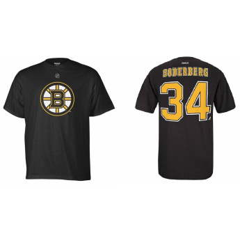 Boston Bruins koszulka męska #34 Carl Söderberg black