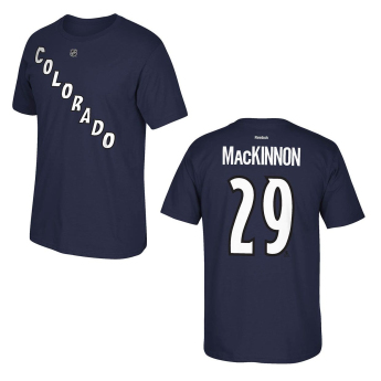 Colorado Avalanche koszulka męska #29 Nathan MacKinnon blue