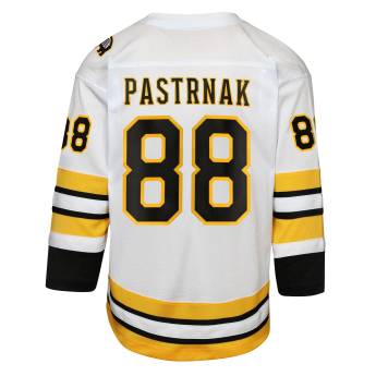 Boston Bruins dziecięca koszulka meczowa David Pastrnak Replica White