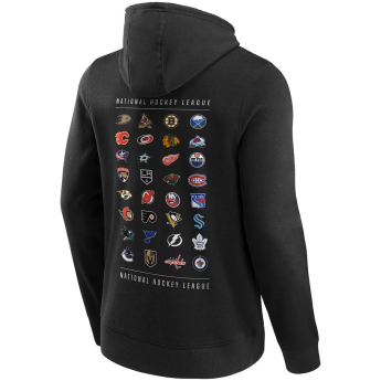 NHL produkty męska bluza z kapturem All Team Graphic black