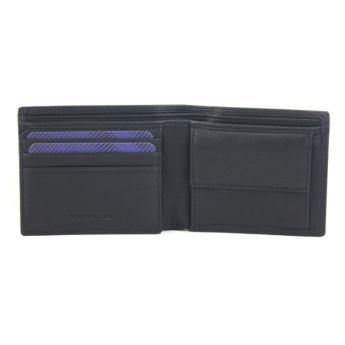 Barcelona skórzany portfel Eblack