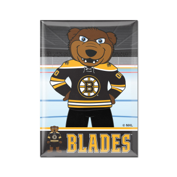 Boston Bruins magneska Metal Mascot
