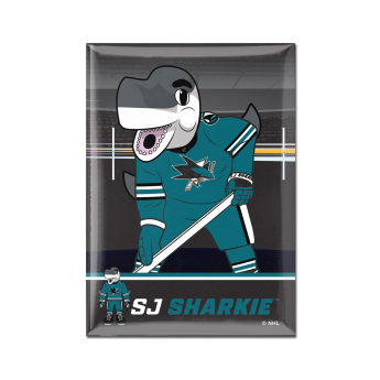 San Jose Sharks magneska Metal Mascot
