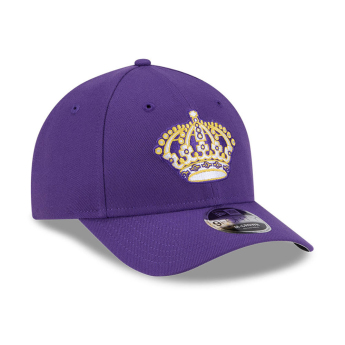 Los Angeles Kings czapka baseballówka New Era 940MC purple