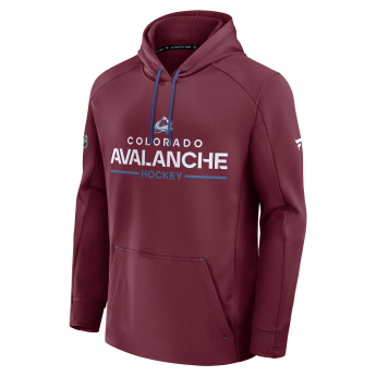 Colorado Avalanche męska bluza z kapturem Authentic Pro Rink Poly Fleece POH