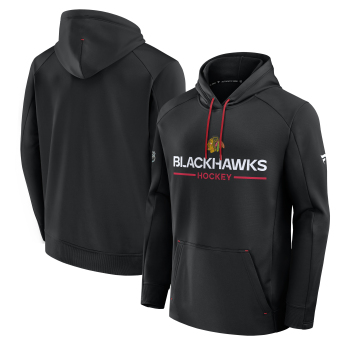 Chicago Blackhawks męska bluza z kapturem Authentic Pro Rink Poly Fleece POH