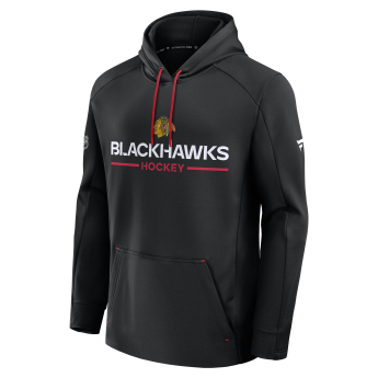 Chicago Blackhawks męska bluza z kapturem Authentic Pro Rink Poly Fleece POH