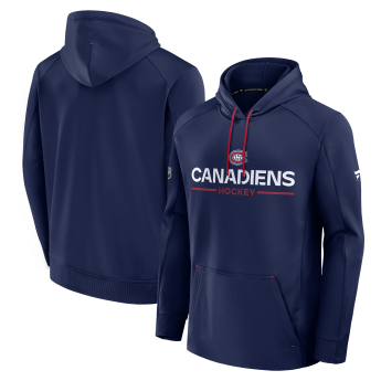 Montreal Canadiens męska bluza z kapturem Authentic Pro Rink Poly Fleece POH