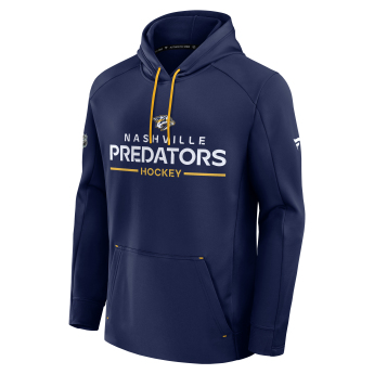 Nashville Predators męska bluza z kapturem Authentic Pro Rink Poly Fleece POH