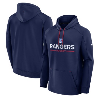 New York Rangers męska bluza z kapturem Authentic Pro Rink Poly Fleece POH