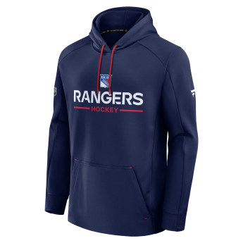 New York Rangers męska bluza z kapturem Authentic Pro Rink Poly Fleece POH