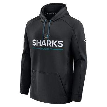 San Jose Sharks męska bluza z kapturem Authentic Pro Rink Poly Fleece POH