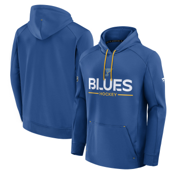 St. Louis Blues męska bluza z kapturem Authentic Pro Rink Poly Fleece POH