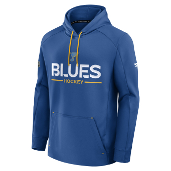 St. Louis Blues męska bluza z kapturem Authentic Pro Rink Poly Fleece POH
