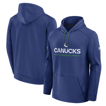 Vancouver Canucks męska bluza z kapturem Authentic Pro Rink Poly Fleece POH