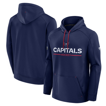Washington Capitals męska bluza z kapturem Authentic Pro Rink Poly Fleece POH