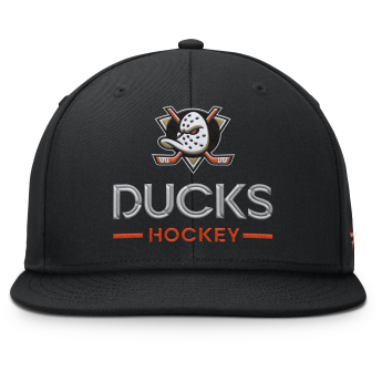 Anaheim Ducks czapka flat baseballówka Authentic Pro A/Cap Flat Brim Square Visor Structured Adjustable