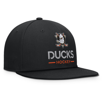 Anaheim Ducks czapka flat baseballówka Authentic Pro A/Cap Flat Brim Square Visor Structured Adjustable