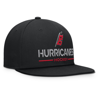 Carolina Hurricanes czapka flat baseballówka Authentic Pro A/Cap Flat Brim Square Visor Structured Adjustable