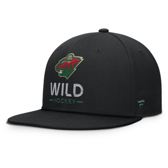 Minnesota Wild czapka flat baseballówka Authentic Pro A/Cap Flat Brim Square Visor Structured Adjustable