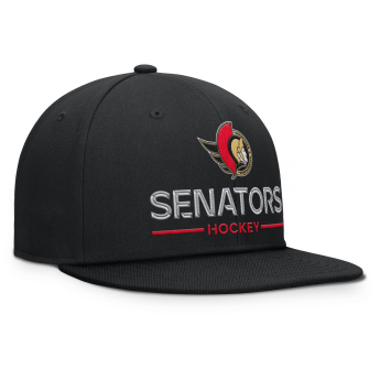 Ottawa Senators czapka flat baseballówka Authentic Pro A/Cap Flat Brim Square Visor Structured Adjustable