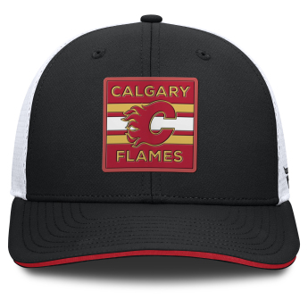 Calgary Flames czapka baseballówka Authentic Pro A/Cap Structured Mid-Crown Adj