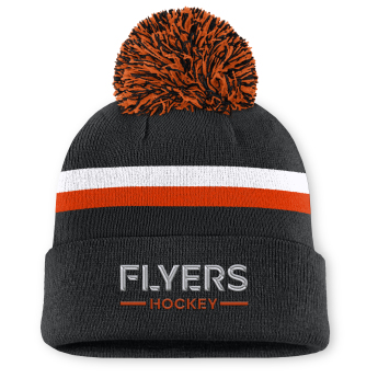 Philadelphia Flyers czapka zimowa damska Authentic Pro W/Cap Cuffed Pom Beanie