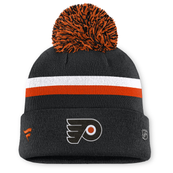 Philadelphia Flyers czapka zimowa damska Authentic Pro W/Cap Cuffed Pom Beanie