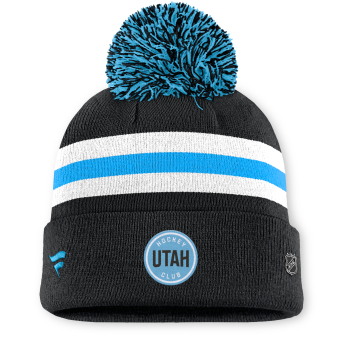Utah Hockey Club czapka zimowa damska Authentic Pro W/Cap Cuffed Pom Beanie