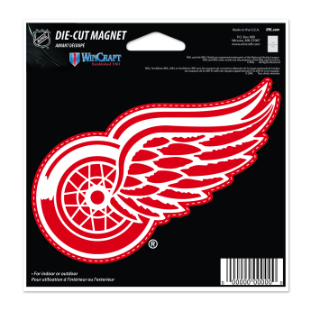 Detroit Red Wings magneska Die Cut