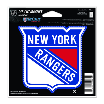 New York Rangers magneska Die Cut