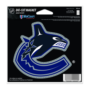 Vancouver Canucks magneska Die Cut