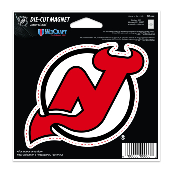 New Jersey Devils magneska Die Cut